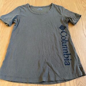 Columbia CWC Pigment Short Sleeve Olive colored T-Shirt